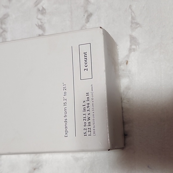 Expandable Drawer Dividers 2x Organize Drawers (New by Brightroom) Color White - Picture 4 of 6